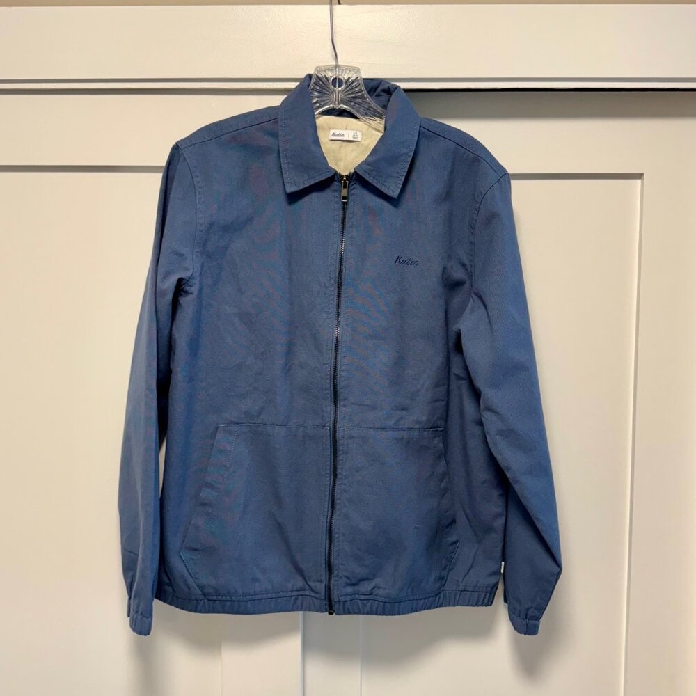 Katin Boys Vance Jacket 100% Cotton Size L 14-16 Blue New with Tags